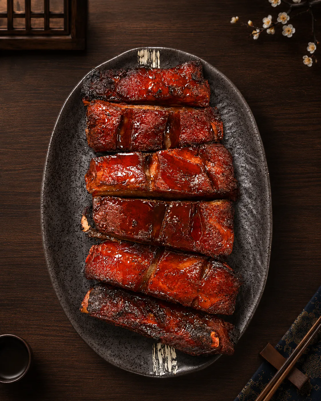 BBQ Spare Ribs at Imperial Dynasty, Asian Restaurant in Cranston