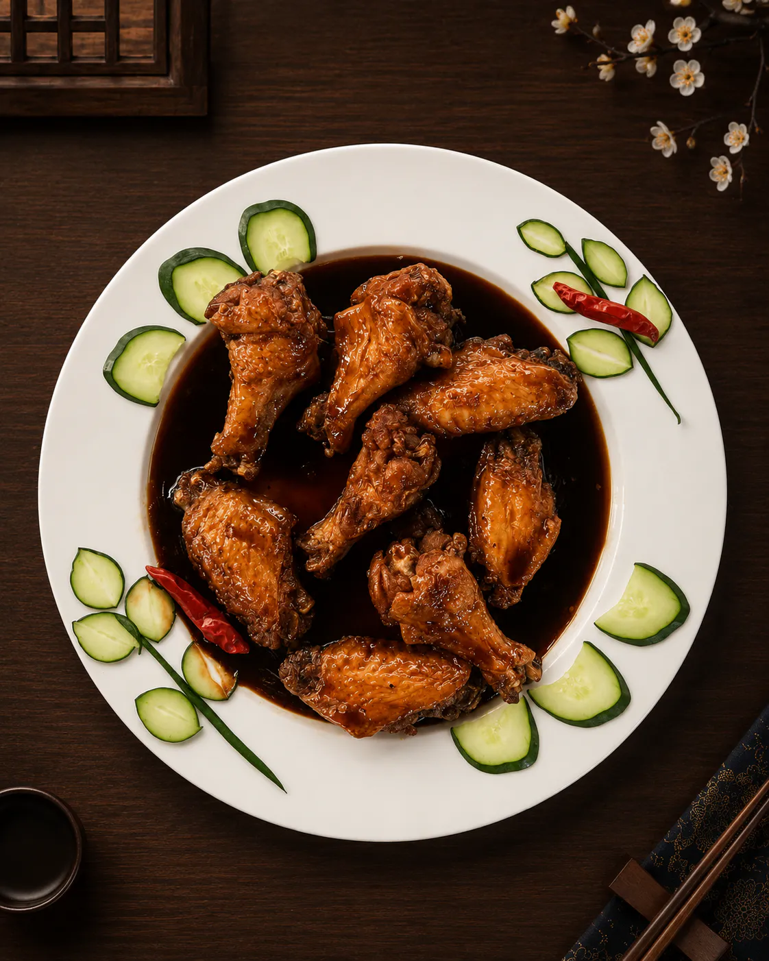 Soy Sauce Chicken Wings at Imperial Dynasty, Asian Restaurant in Cranston